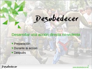 Presentación LibreOffice de la metodología de una acción directa noviolenta